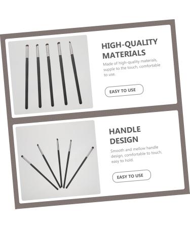 Ipetboom 5pcs Eye Shadow Brush Makeup Brush Eyeshadow Female Foundation Face Eye Makeup Brush Household Tool - Buy Online on GoSupps.com