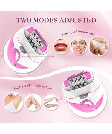 Wireless Facial Epilator for Women - Hair Removal & Bikini Trimmer with LED Light | Epilier Face Purple - Buy Online on GoSupps.com