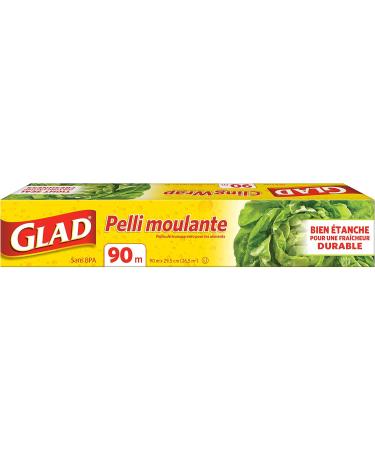 Glad ClingWrap Plastic Wrap 90 Metre Roll Made in Canada of Global Components - Buy Online on GoSupps.com