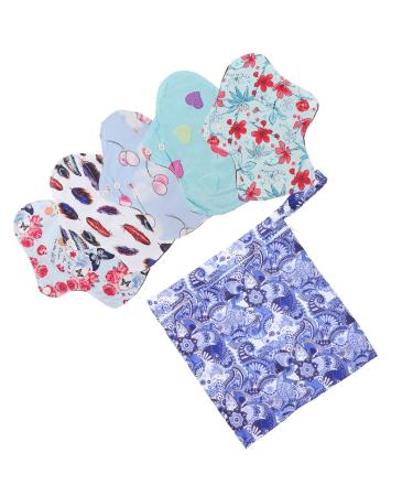 Healifty 1 Set Washable Aunt Towel Pad Women's Pads Menstrual Mats Period Napkin Nursing Pad Convenient Feminine Pad Portable Feminine Pads Household Menstrual Pads Miss Sanitary Napkin