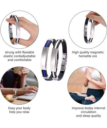 Titanium Detox Lymph Unclog Wristband Titanium Lymphatic Drainage Magnetic Bracelet for Men and Women Body Shape - Buy Online on GoSupps.com