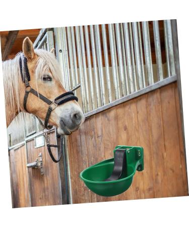 Ipetboom 1pc Cow Automatic Bowl Cattle Livestock Drinker Bowl Dog Small Dog Big Chicken Animal Iron 30x24cm Black - Buy Online on GoSupps.com