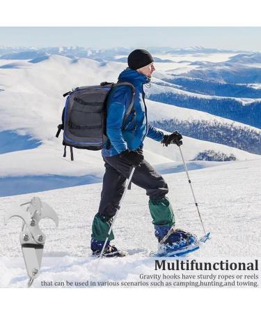 NHPY Climbing Hooks - Foldable Grappling Hook & Carabiner for Outdoor Climbing Survival Gear and Ropes - Buy Online on GoSupps.com