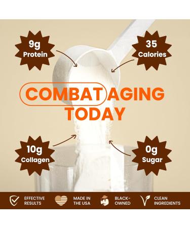 Black Girl Vitamins | Collagen Peptides Powder - Collagen for Skin Hair & Nails - Unflavoured Hydrolyzed Collagen Powder Dairy-Free Gluten-Free Collagen for Women and Men - 16oz - Buy Online on GoSupps.com