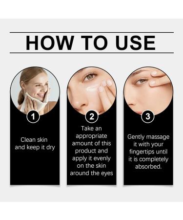 Eye Cream Moisturizing Eye Cream Anti-Aging Firming Eye Cream for Women Eye Cream Against Puffiness Dark Circles and Fine Lines (4pcs) - Buy Online on GoSupps.com