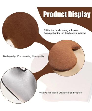 Grand gant autobronzant doux en velours | Double face avec doublure anti-taches | Finition bronz e sans traces | Application int grale du corps et du visage | Lavable en machine et r utilisable - Buy Online on GoSupps.com