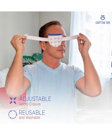 Moist Heat Eye Compress Pad for Dry Eye | Pink Eye, Blepharitis & Stye Relief | Microwavable, Washable & Reusable - Buy Online on GoSupps.com