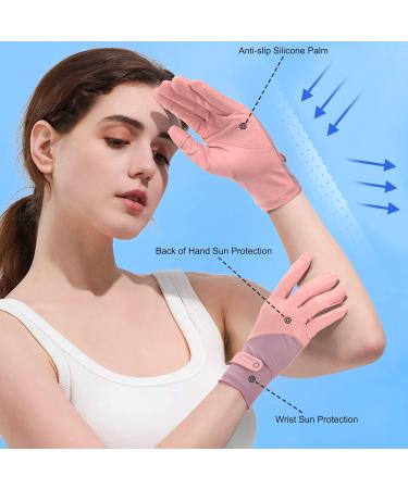 Newellsail Women s UV Sun Protection Full Finger Touchscreen Bicycle Gloves - Slipproof & Thin for Summer Golf & Fishing (2 Pairs) - Buy Online on GoSupps.com