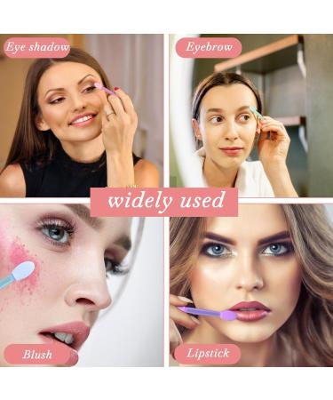 50pcs Double Sided Disposable Eye Shadow Applicator | Makeup Sponge Brush for Women & Girls - Multi-Colored Eye Shadow Tools - Buy Online on GoSupps.com