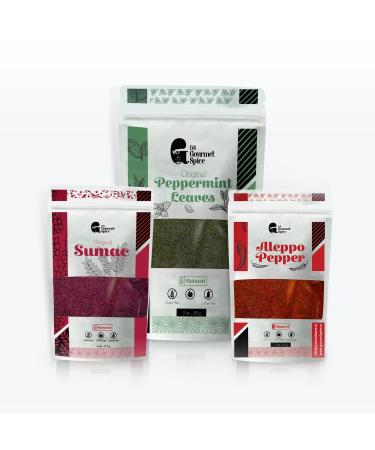 Edi Gourmet Spice Ground Sumac - 4 oz Resealable Bag | Pure Natural Sumac, No Salt Added | Middle Eastern & Mediterranean Seasoning - Buy Online on GoSupps.com