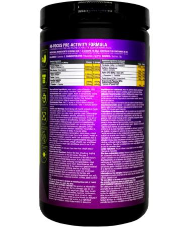 Havok-Neuro - Hi-Focus Pre-Workout Powder 40 Servings (Cherry Blaster) - Buy Online on GoSupps.com