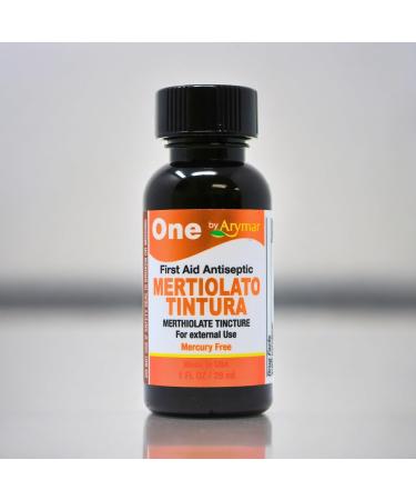 Arymar Mertiolato Tintura - Gentle Healing Solution for Minor Cuts Scrapes & Burns | 1oz - Ship Worldwide - Buy Online on GoSupps.com