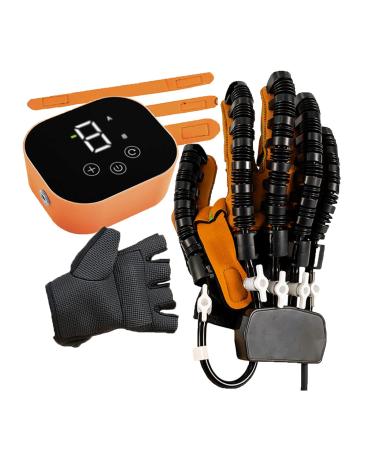 Hand Rehabilitation Robot Gloves Stroke Recovery Equipment Adjustable Strength Rechargeable Finger Rehab Trainer for Hemiplegia Arthritis Dysfunction Recovery Right Hand Small