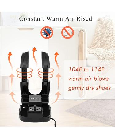 Leapara Electric Boots and Shoes Dryer with Timer | Portable Dryer and Warmer for Shoes, Gloves, Socks | Auto Shutoff | Foldable Rack (110V) - Buy Online on GoSupps.com