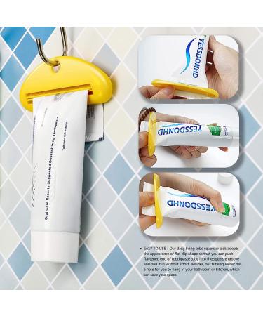 Lxnoap 5pcs Toothpaste Dispenser Tube Squeezer | Bathroom Gadget, Assorted Colors - Buy Online on GoSupps.com