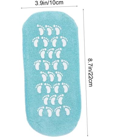 POPETPOP 2 Pairs Gel Socks Foot Softening Silicone Socks Foot Spa Sock Spa Socks Feet Care Moisturizing Sock Heel Softening Socks Heel Repair Sock Household Miss Cotton Yarn Foot Mask - Buy Online on GoSupps.com