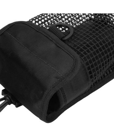 Diving Mesh Gear Bag - Portable Scuba Bag with Hang Buckle | Underwater Mesh Pouch in Black - Buy Online on GoSupps.com