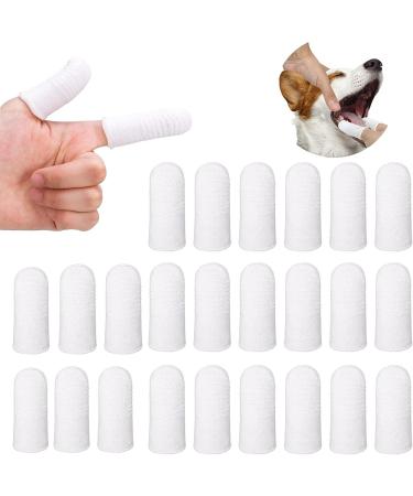 Auxsooul 24 pieces of dog toothbrush fingerling finger toothbrush dog pet fingers toothbrush anti-plaque to rodent pet efficient and clean pet toothbrush made of knitting tissue - Buy Online on GoSupps.com
