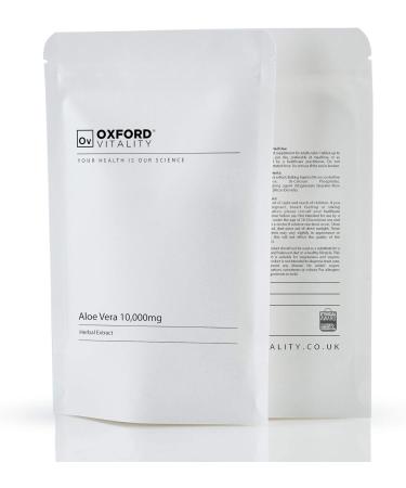 Aloe Vera 10 000mg | 3.75mg of Aloverose per Tablet | High Strength Extract | Vegan | by Oxford Vitality - Buy Online on GoSupps.com