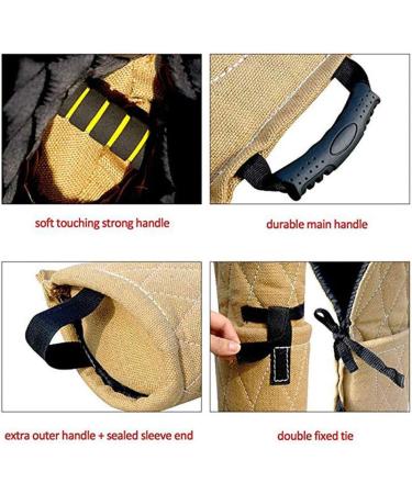 ppactvo Dog Bite Training Dog Bite Sleeve For Large Dog Training Full Arm Protection Biting Sleeve Training Suit Arm Guard Protection Cover With Handle Both Left And Right Hand green - Buy Online on GoSupps.com