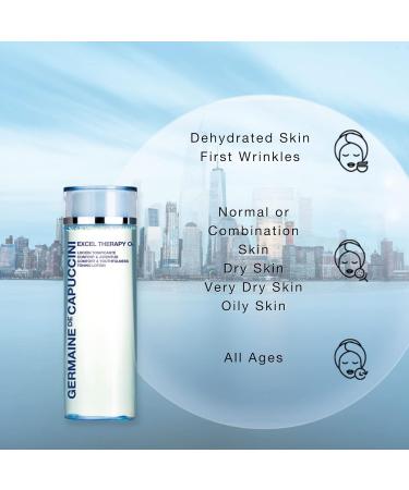 Germaine De Capuccini Excel Therapy O2 Toning Lotion 200ml - Comfort & Youthfulness for Radiant Skin | International Shipping Available - Buy Online on GoSupps.com
