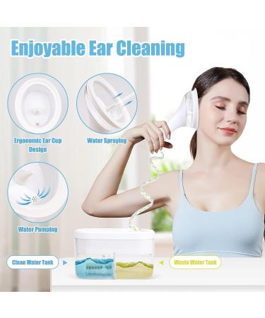 Electric Ear Wax Removal Kit w/ 4 Modes & FDA Certification - One-Hand Operation Ear Cleaner for Adults & Kids - Includes 4 Ear Tips, Temperature Sticker & Physiological Salt - Buy Online on GoSupps.com