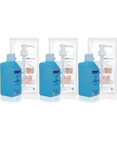 Horn Medical Dosing Pumps & Sterillium PURE Hand Disinfectant Set - 3 x 500ml | International Shipping - Buy Online on GoSupps.com