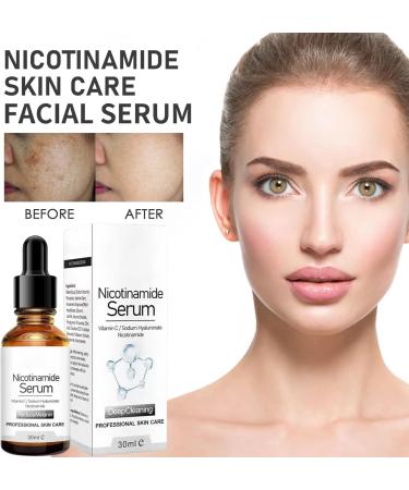 Niacinamide Serum - Dark Spot Remover for Face - Nicotinamide Face Moisturizer for Women - Reduce Melanin Dullness Restore Radiance - Moisture Hydrate Smooth Tender - Firm Lift Shrink Pore Elasticity - Buy Online on GoSupps.com