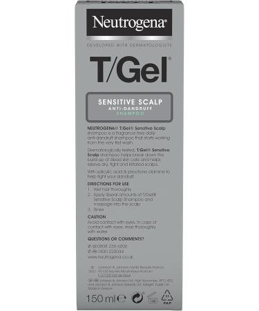Neutrogena T/Gel Anti-Dandruff Shampoo Sensitive Scalp 150 ml - Buy Online on GoSupps.com