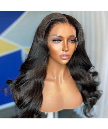 BEEOS 360 Full Frontal SKINLIKE Real HD Lace Wig, 12A Unprocessed Human Hair Natural Color Body Wave Transparent Invisible Lace Front Wigs With Baby Hair 180% Density Pre plucked Bleached Knots 360 SKINLIKE Real HD Full Fr…