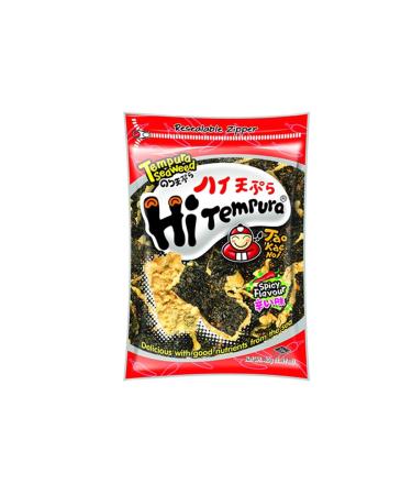 Hi Tempura (Tempura Seaweed Spicy Flavor) - 1.41oz (Pack of 6)