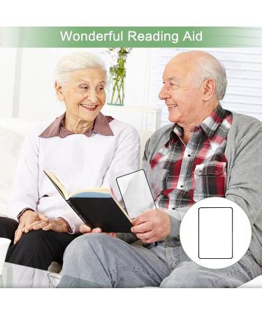 Fulaicai 10PCS Page Magnifier Magnifying Sheet 3 Times Magnifying Glass for Reading PVC Rectangular Plastic Reading Aids for Reading Newspaper Low Vision Aids Small Print and Document - Buy Online on GoSupps.com