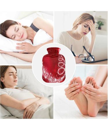 KCL Deci 2L Hot Water Bottle with Christmas Tree Cover - Red Snow Foot Warmer & Pain Relief Hot & Cold Therapy for Cramps - Buy Online on GoSupps.com