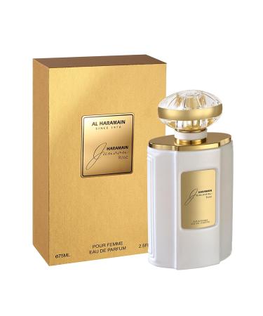 Al Haramain Junoon Rose - Arabian Perfume for Women - Long Lasting Perfume for Women - Floral Fragrances - Eau de Parfum for Women - 2.5 oz Fresh 2.5 Fl Oz (Pack of 1) - Buy Online on GoSupps.com