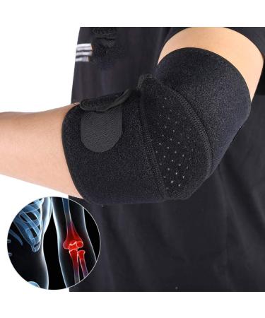 Alomejor Tennis Elbow Support Brace - Adjustable Lightweight Elbow Strap for Tennis & Basketball - Pain Relief & Comfort (Black - Buy Online on GoSupps.com