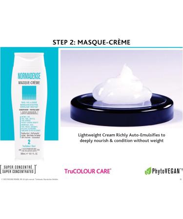 NORMADENSE 2 Biotin Conditioner for Thin Looking Hair Visibly Lacking Density Vegan conditioner for Dry Fine Frail Thin Looking Hair Sulfate Free conditioner. Masque-Creme Salon Hair Care - Buy Online on GoSupps.com