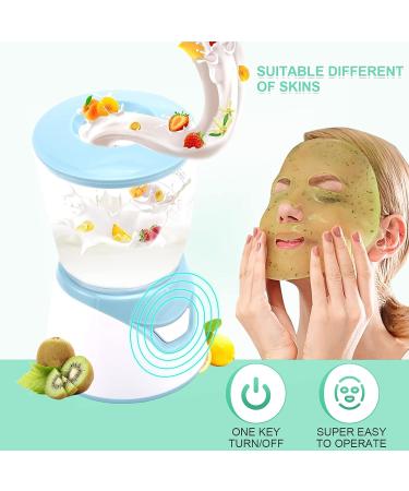 Professional DIY Facial Mask Maker Machine with 32 Collagen Tablets - Blue - Buy Online on GoSupps.com