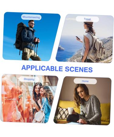 FOMIYES 6pcs Round Shoulder Nasal Spray Bottles - Travel Cosmetic Containers - Refillable Glass Cleaner Spray - Blue Sub Bottle - Buy Online on GoSupps.com