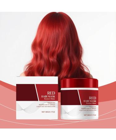  G n rique Red Hair Mask 90g Moisturizing Repairing Conditioner with Red Tint Repairs and Enhances Red Tones in Colored Hair Revives Color and Tone - Buy Online on GoSupps.com