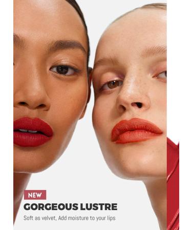 2 Pack Semi-Matte Liquid Lipstick Tinted Red Lip Gloss Moisturizing Lip Plumping Nude Color Lipstick for Women Girls Lightweight Finish Non-Sticky Long Lasting - Buy Online on GoSupps.com