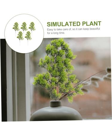 Alipis 10 Pcs Simulated Pine Leaves Green Leaves Christmas Plastic Dark Greenx2pcs mediumx2pcs - Buy Online on GoSupps.com