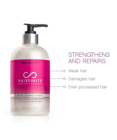 Hairfinity Biotin Hair Growth Shampoo 12 oz - Promote Healthy Hair Growth - Buy Online on GoSupps.com