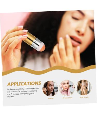 Volcanic Stone Oil-absorbing Ball Oil Control Facial Roller Rolling Volcanic Facial Skincare Tool Massaging Volcanic Facial Volcanic Stone Essential Oil Powder Puff Face medium Golden - Buy Online on GoSupps.com