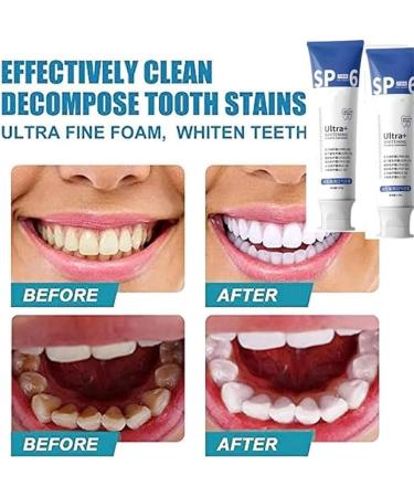 SP-6 Toothpaste - Whitening & Stain Removal Probiotic Brightening Deep Cleaning Care for Healthy Teeth & Gums (3 PCs) - Buy Online on GoSupps.com