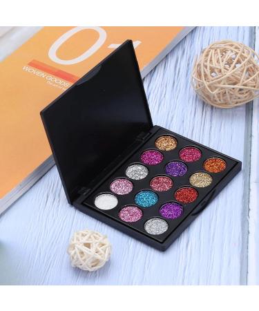 Portshade Palette - 15 Colors Waterproof Glitter Eyeshadow | Long-Lasting Makeup for Everyday & Vacation - Buy Online on GoSupps.com