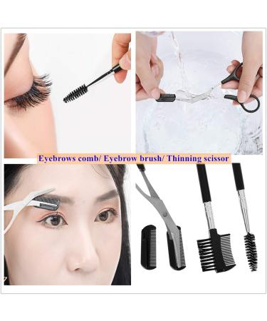 YOPAY 16 in 1 Eyebrow Grooming Kit with Dermaplaning Tool - Men and Women's Complete Beauty Tools Set in Clear Bag - Buy Online on GoSupps.com