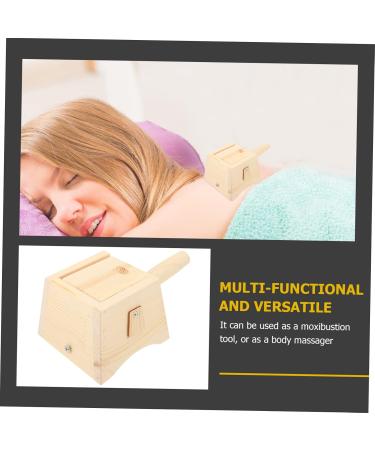 Buy Cabilock Wooden Moxibustion Box - Chinese Cupping & Body Massage Device for Women - 13x12x9.5cm - International Shipping Available - Buy Online on GoSupps.com
