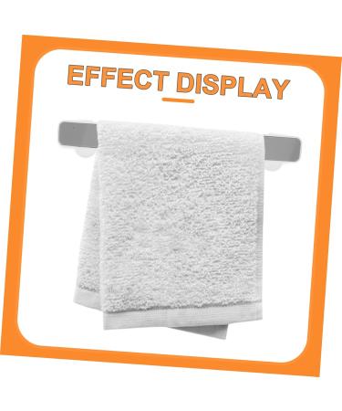 Artibetter Towel Rack Rack Cabinet Towel Holder Suction Towel Bar Bathroom Single Towel Bar Towels Plastic Pp Grey 25.7X6.5CM - Buy Online on GoSupps.com