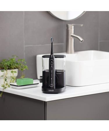 Waterpik Sonic-Fusion 2.0: Electric Toothbrush & Water Flosser Combo Ã¢â¬â Black - Buy Online on GoSupps.com