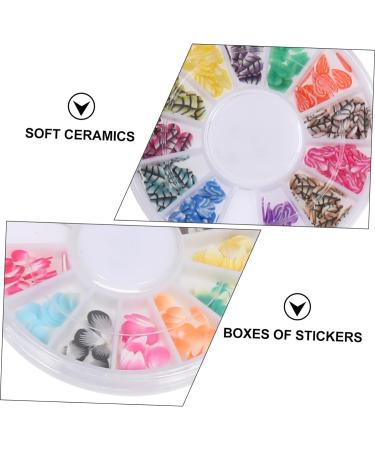 minkissy 32 Boxes Soft Pottery Clay Manicure Patch Resin Flat Back Button Nail Decor Polymer Fruit Slices Diy Lip Gloss Clay Resin Flatback Bead Nail Jewels Assorted 3d Filler Polymer Clay - Buy Online on GoSupps.com
